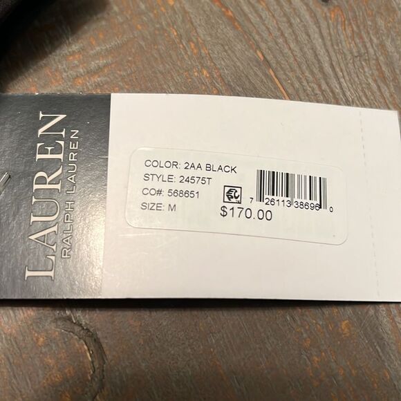 NWT Lauren Ralph Lauren Black Crest Patch Quilted Jacket - Picture 11 of 13